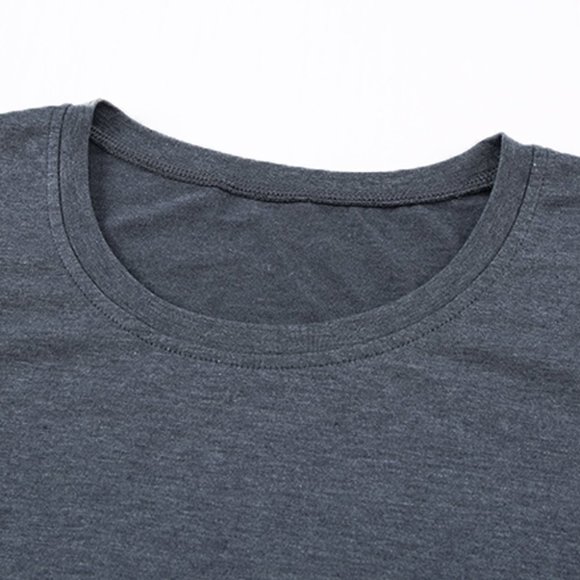 ๐
บshort Sleeve T-shirt Dress with High Splits - Picture 10 of 12